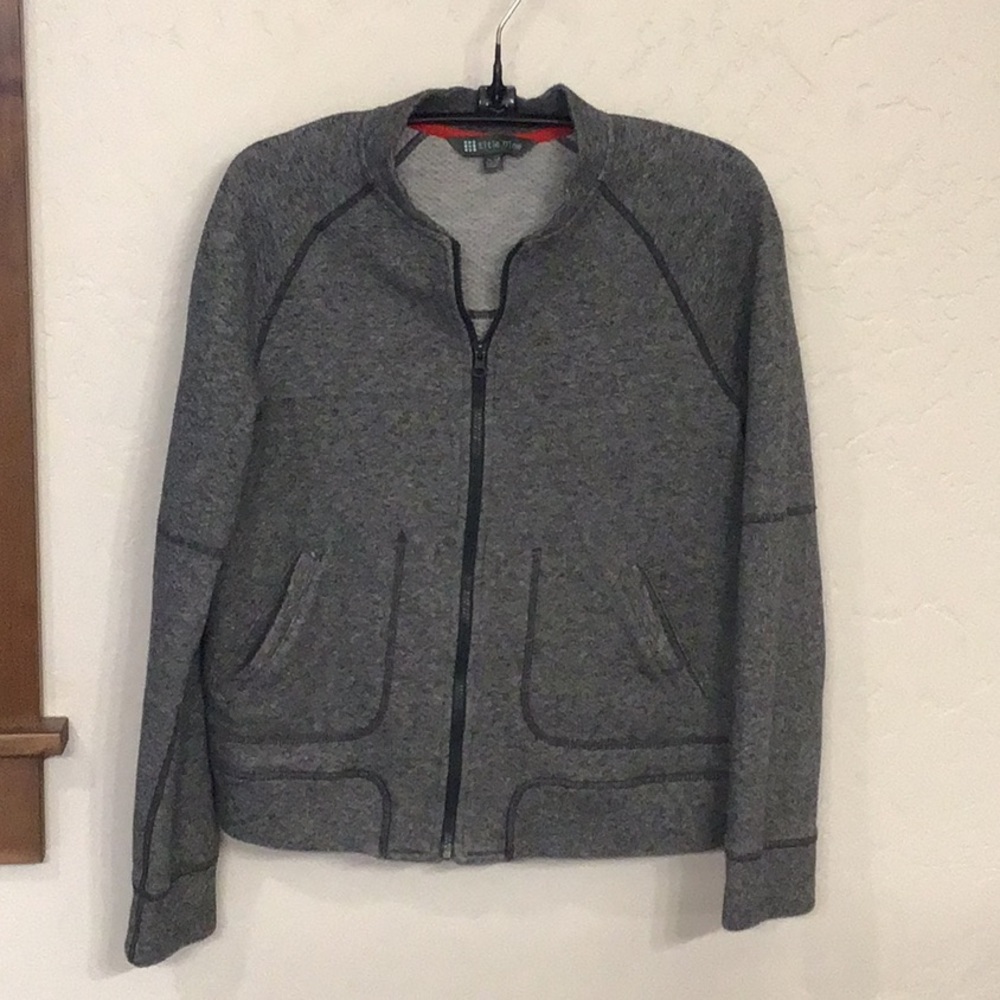 Title Nine fleece full zip, XS, bomber style - Picture 2 of 9